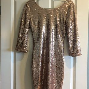 Lulus sequin dress
